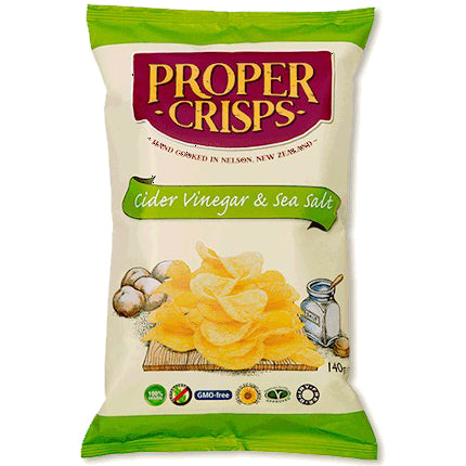 Proper Crisps Cider Vinegar and Sea Salt Chips | Harris Farm Online