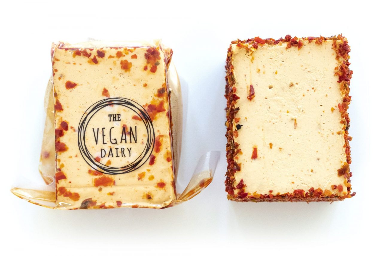 The Vegan Dairy Red Bell Pepper Boursin Cashew Cheese 150g