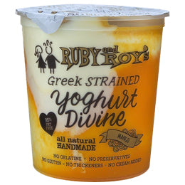 Ruby And Roys Mango Authentic Greek Yoghurt Divine 350g