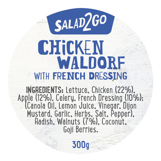 Harris Farm Salad2Go Chicken Waldorf With French Dressing 300g