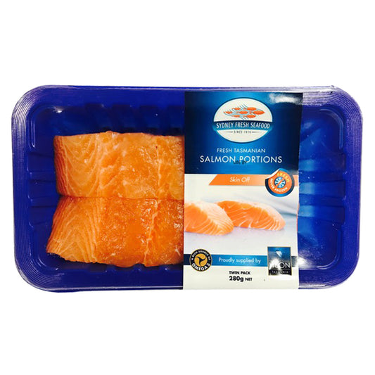 Sydney Fresh Seafood Salmon Portions Skin Off 280g