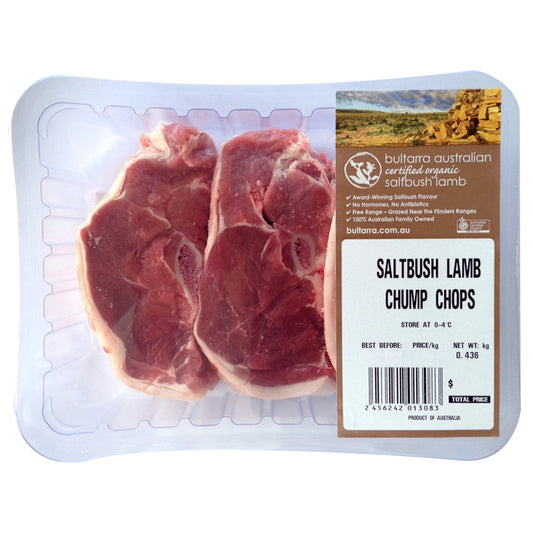 Lamb - Chump Chop - Organic  (380-500g) Saltbush