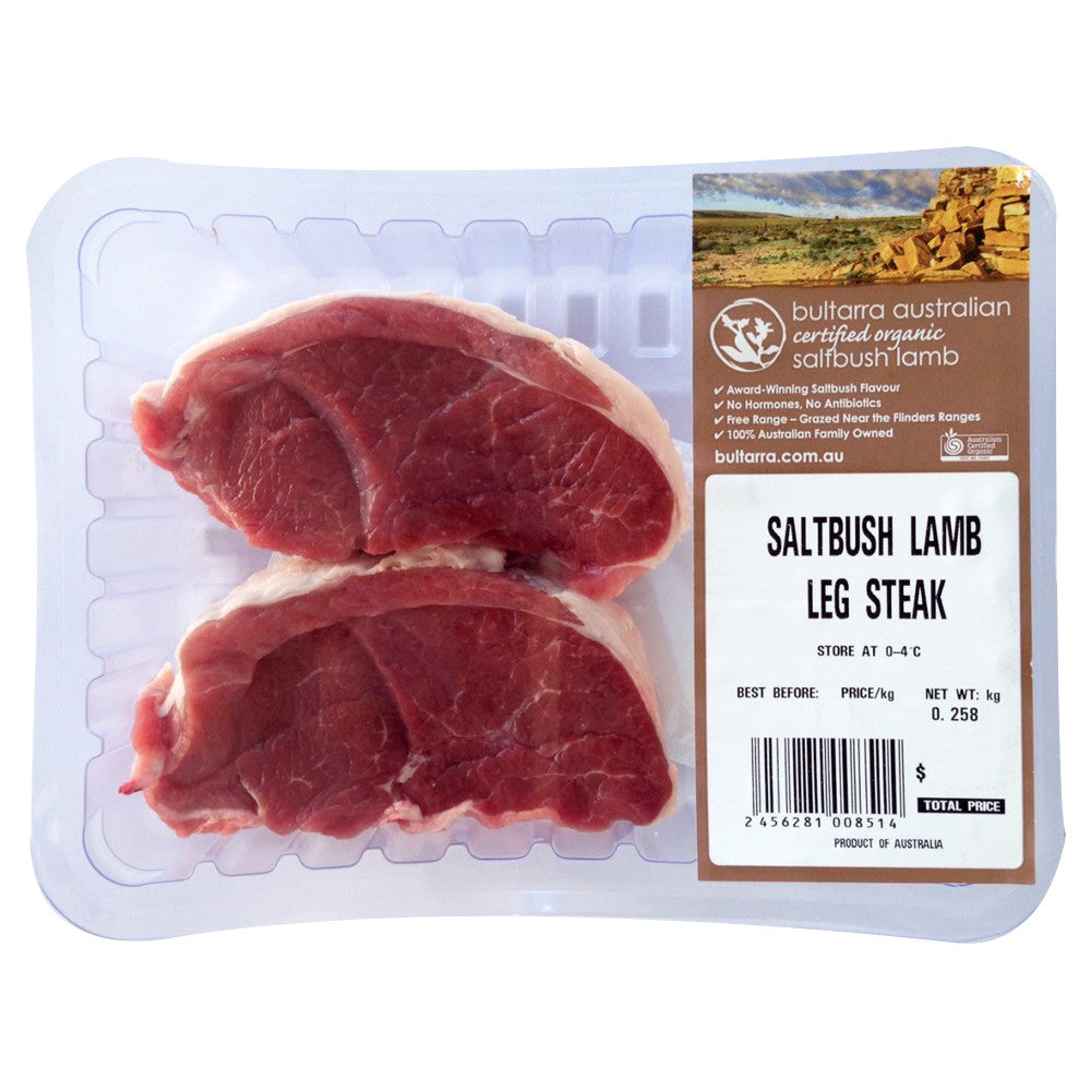 Lamb - Leg Steak - Organic (260-320g) Saltbush