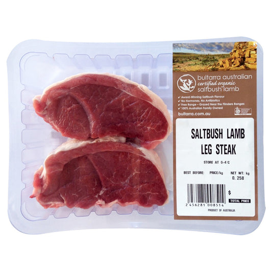 Lamb - Leg Steak - Organic (260-320g) Saltbush