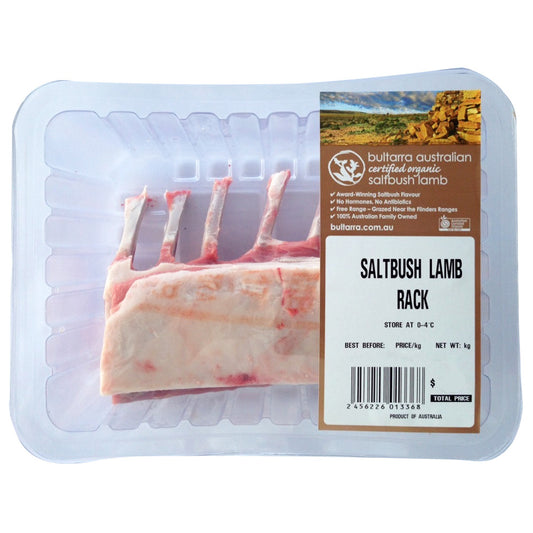 Lamb - Rack - Organic (330-450g) Saltbush