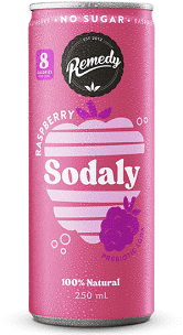 Remedy Sodaly Raspberry 4x250mL