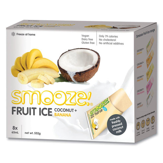 Smooze Ice Box Banana Coconut 552g , Grocery-Confection - HFM, Harris Farm Markets
