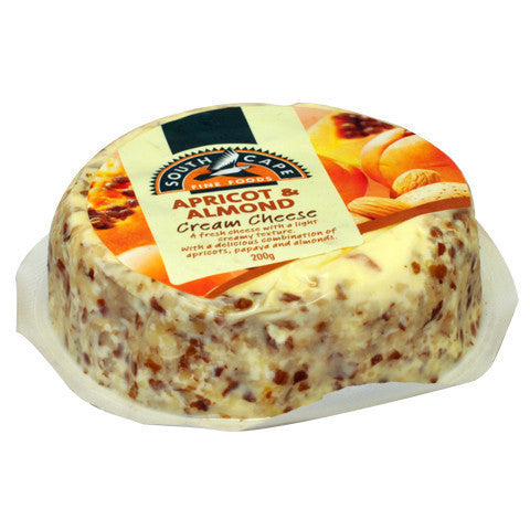 Cream Cheese South Cape Apricot&Almond 200g , Frdg1-Cheese - HFM, Harris Farm Markets
