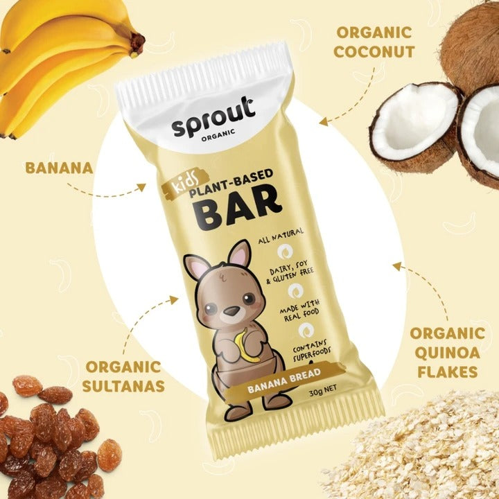 Sprout Organic Plant-based Banana Bread Bar | Harris Farm Online