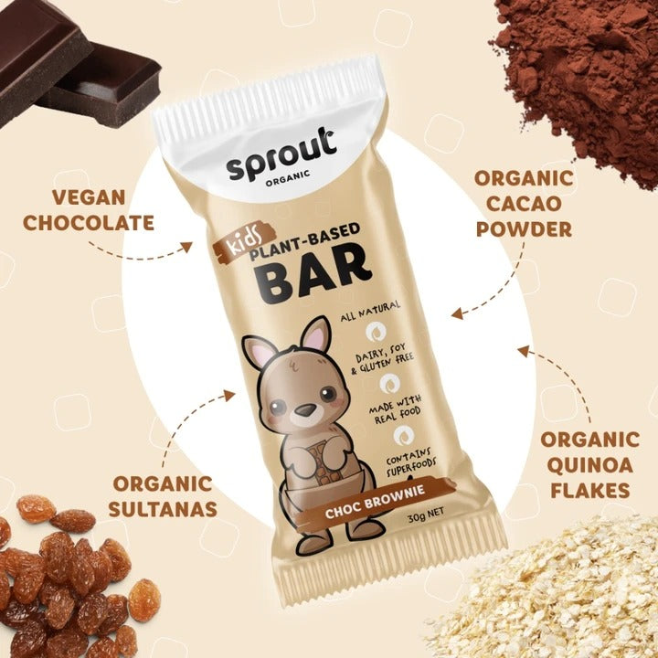 Sprout Organic Plant-based Chocolate Brownie Bar | Harris Farm Online