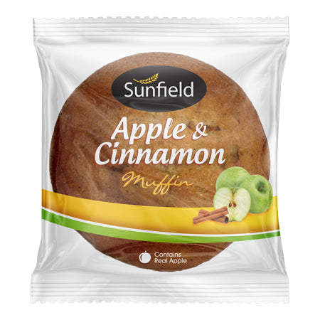 Sunfield Apple and Cinnamon Muffin 160g