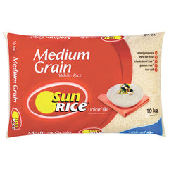 Sunrice Medium Grain Rice 10kg , Grocery-Dry Goods - HFM, Harris Farm Markets
