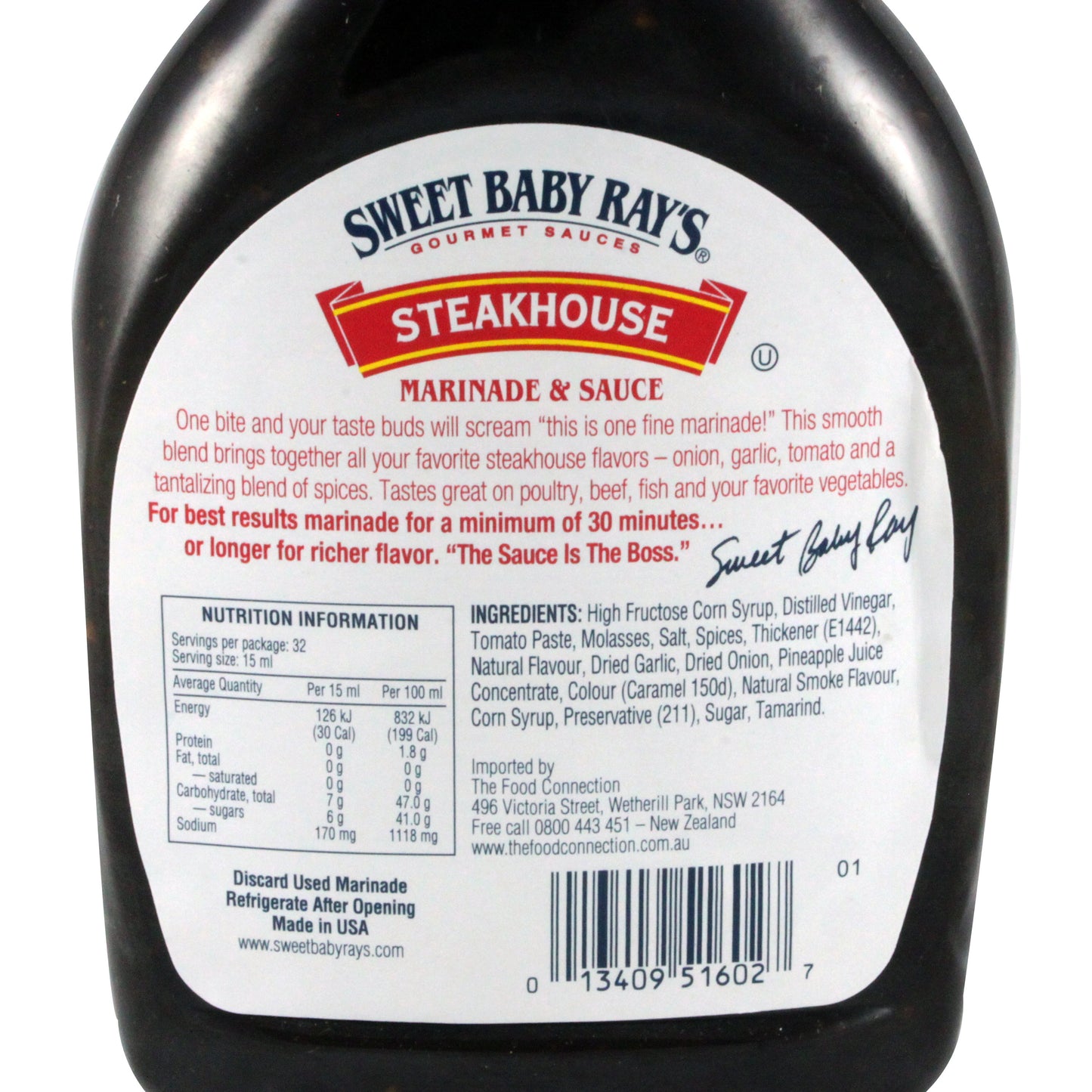 Sweet Baby Rays - Sauce Steakhouse Marinade (474mL)