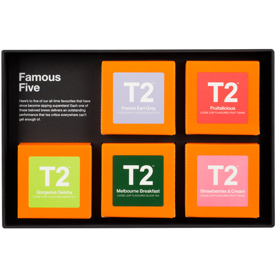 T2 - Five Tea Gift Pack - Famous Five (155g)