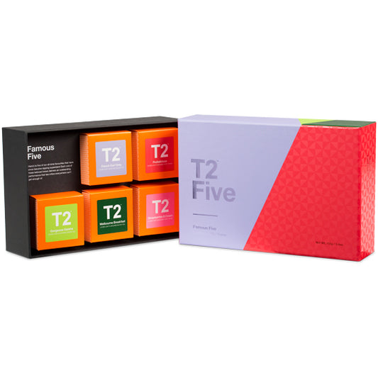 T2 - Five Tea Gift Pack - Famous Five (155g)