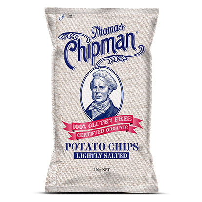 Thomas Chipman - Potato Chips - Lightly Salted G/F (100g)