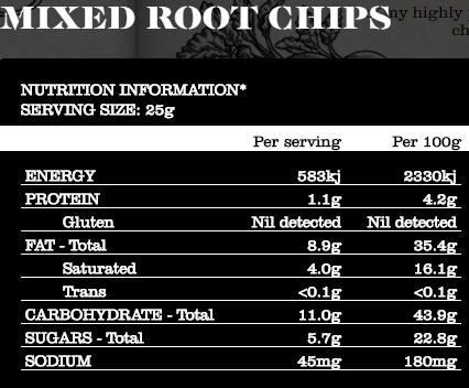 Thomas Chipman - Vegetable Chips - Mixed Root G/F (75g)