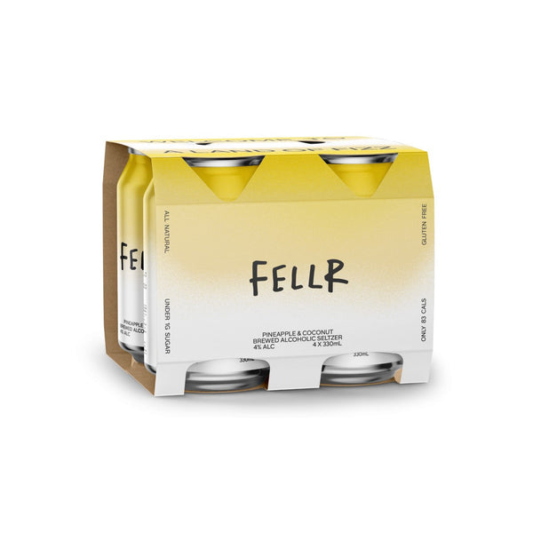 Fellr Pine Coconut Seltzer Case 24x330mL