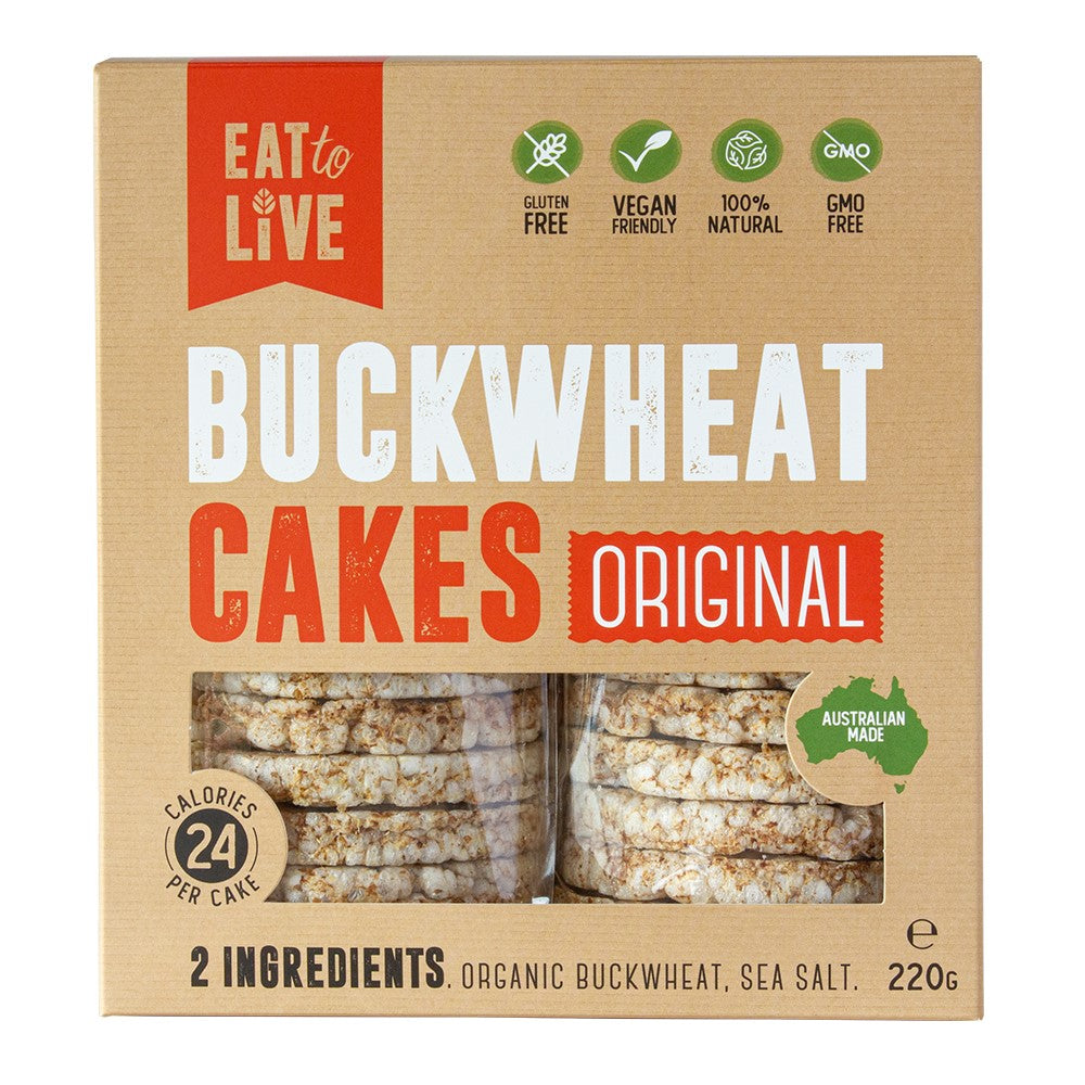 Eat To Love Buckwheat Cakes Original 220g Harris Farm Markets