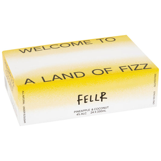 Fellr Pine Coconut Seltzer Case 24x330mL