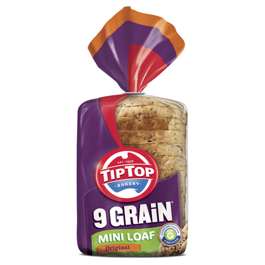 Tip Top 9Grain Mini Loaf Original 400g , Z-Bakery - HFM, Harris Farm Markets
