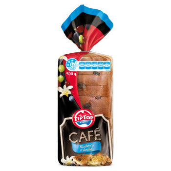 Tip Top Cafe Blueberry and Vanilla 500g
