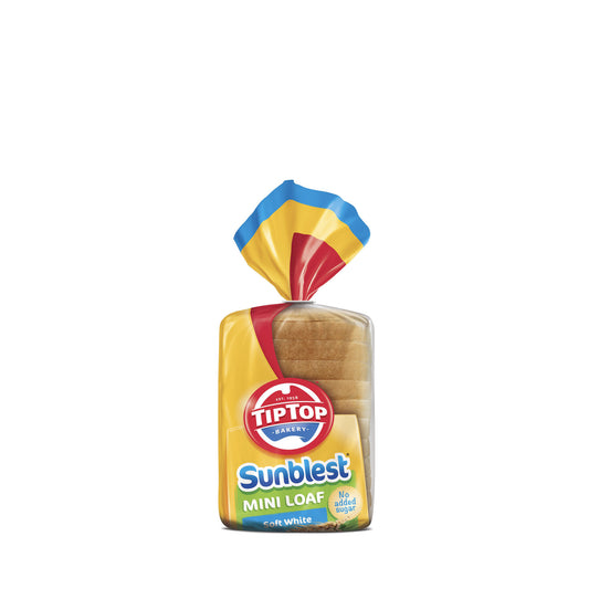 Tip Top Sunblest Mini Loaf Soft White 400g , Z-Bakery - HFM, Harris Farm Markets
