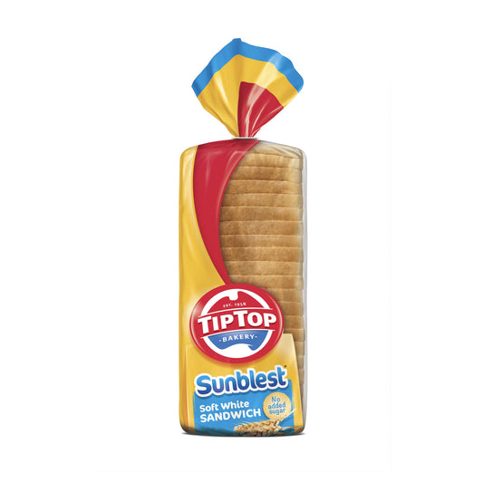 Tip Top Sunblest White Sandwich 650g , Z-Bakery - Harris Farm Markets, Harris Farm Markets
