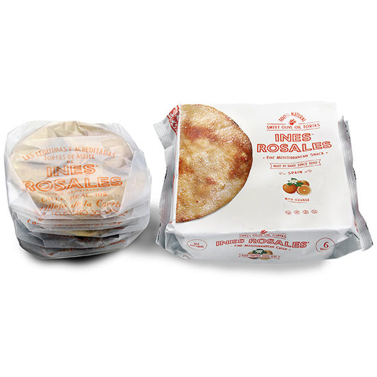 Ines Rosales  Sweet Olive Oil With Orange Tortas x6 180g