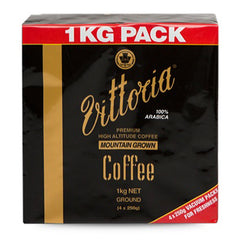 Vittoria Coffee Mountain Grown Ground Coffee 4x250g