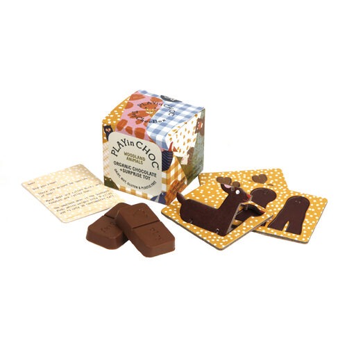 Play In Choc Organic Chocolate and Surprise Woodland Animals | Harris Farm Online