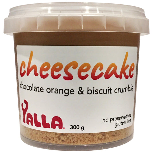 Yalla - Cheesecake - Chocolate Orange & Biscuit Crumble (300g)