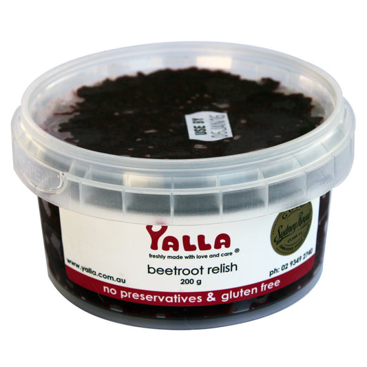 Yalla Beetroot Relish 240g , Frdg1-Antipasti - HFM, Harris Farm Markets
 - 1