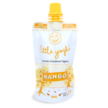 Little Yoghi - Probiotic Coconut Yoghurt - Mango Pouch (75ml)