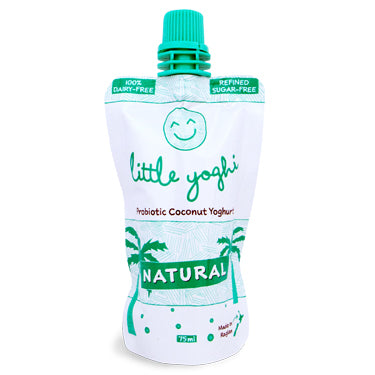 Little Yoghi Probiotic Coconut Yoghurt Natural 75ml