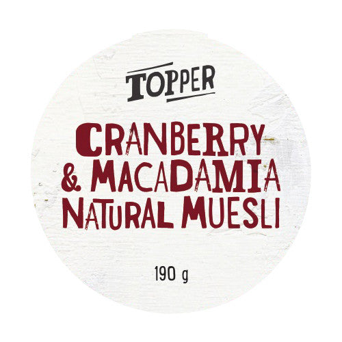 Harris Farm - Yoghurt Topper - Cran/Maca Toasted Muesli (190g)