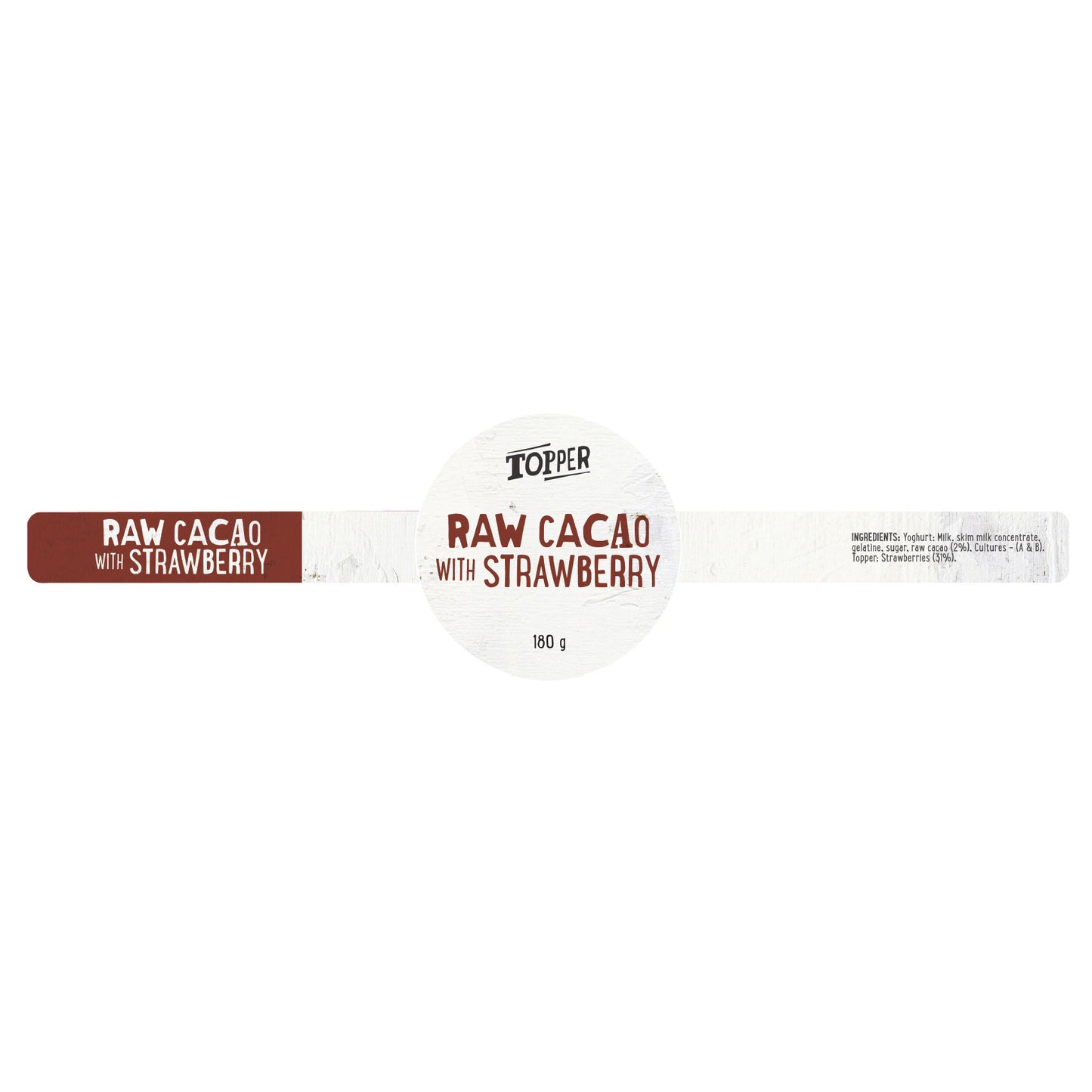 Harris Farm - Yoghurt Topper - Raw Cacao Strawberry (180g)